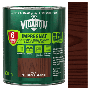 VIDARON IMPREGNACIJA ZA LES, KI TVORI FILMO, INDIJSKI PALISARD V09 0,7 L