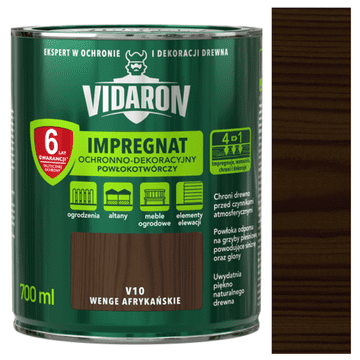 VIDARON IMPREGNACIJA ZA LES, KI TVORI FILMO, AFRIČKI VENGE V10 0,7 L N
