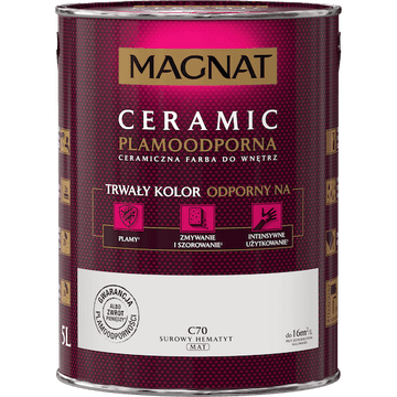 MAGNAT CERAMIC KERAMIČNA STENSKA BARVA SUROV HEMATIT C70 5L