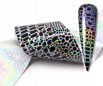 FOLIJA ZA PRENOS 10 cm x 4 cm HOLO KROKODILOVA KOŽA