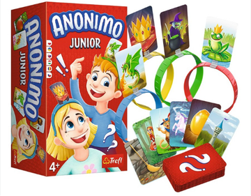 slomart TREFL GRY Družabna igra Anonimo Junior - Pogodi tko sam