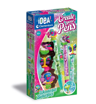 IDEA CLEMENTONI Set Mini tovarna pisal "Metulji"