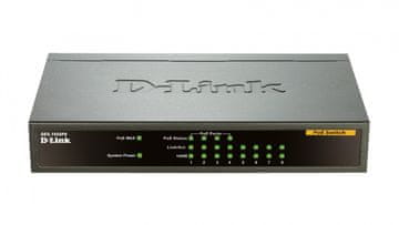 slomart D-Link Stikalo DES-1008PA 8x10/100 Desktop