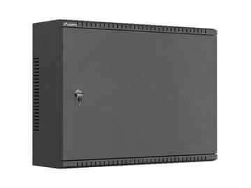 slomart Lanberg 10" & 19" TPR Serverska omara z MESH ploščo, 560x420x180mm, črna (sestavljena)