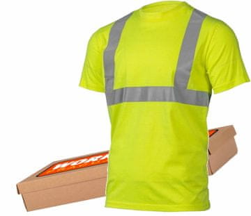 Högert Technik JURAL Opozorilna majica - RUMENA - XXL