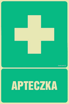 Komplet prve pomoči GI010 - fotoluminiscenčna plošča 150x225