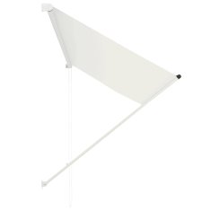 Vidaxl Zložljiva tenda 250x150 cm krem