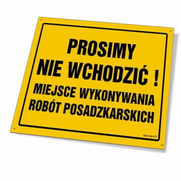 OA014 Prosimo, ne vstopajte! Delovišče