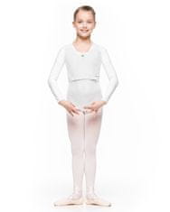 Arabesque LISE - baletni bolero, otroški bel. Lise bolero, baletno spodnje perilo, belo 98/104.