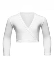 Arabesque LISE - baletni bolero, otroški bel. Lise bolero, baletno spodnje perilo, belo 98/104.