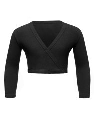 Arabesque LISE - baletni bolero, črn, otroški. Lise bolero, baletni bolero, črn, 98/104