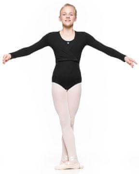 Arabesque LISE - mladinski baletni bolero črn Lise baletni bolero črn 146/152