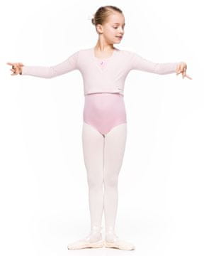 Arabesque LISE - baletni bolero za otroke, roza. Lise bolero, baletno spodnje perilo za ples, roza 98/104.