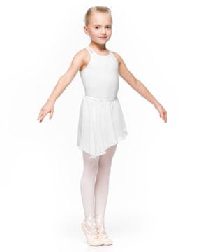 Arabesque SYLFIDE - otroško belo plesno krilo Tunika Sylphide belo baletno krilo 122/128