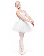 EFFIE - mladinska bela tutu suknjič Effie baletno krilo tutu bela 134/140