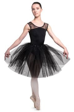 Arabesque ASPICIA - dolga ženska plesna tutu suknjič, črna. Baletno krilo tutu Aspicia, črno XS/S.