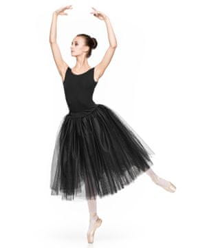Arabesque Giselle - romantični plesni paket za ženske, črn Romantični plesni paket Giselle, baletno krilo, črna XS/S