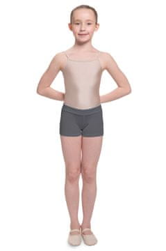 Arabesque EGINA - otroške gimnastične kratke hlače grafitne barve Egina gimnastične plesne kratke hlače grafitne barve 98/104