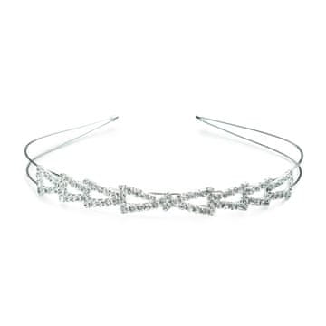 Arabesque Tiara M05 - srebrna tiara za lase Tiara M05 srebrna tiara za lase
