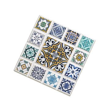 Zassenhaus Podstavek za kozarce Agadir, keramika/pluta, 16 x 16 cm, romb