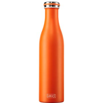 LURCH Termo steklenica, jeklo, 0,75 l, oranžna /