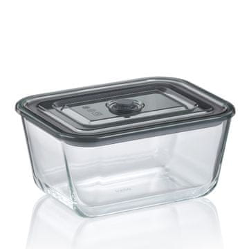 Kela Posoda za hrano Aurelia, borosilikatno steklo/plastika, 2,5 l, 24 x 18 x 11 cm