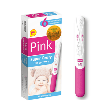 Hydrex Diagnostics Super občutljiv test nosečnosti s tokom, roza, 10 ml/E, 1 kos.