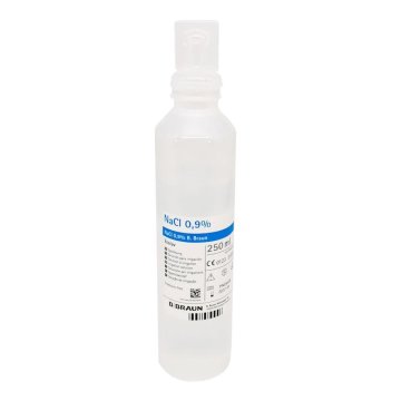 BBRAUN NaCl 0,9% Ecolav fiziološka raztopina za namakanje 250 ml