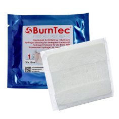 KIKGEL BurnTec hidrogelni povoj za nujne primere 10 cm x 10 cm 1 kos.