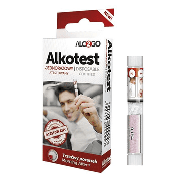 D&R Alkoholni tester za voznike Test&drive za enkratno uporabo s certifikatom 1 kos.
