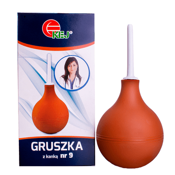 HOKEJ-KARTY Klistirni balonček s posodo št. 9 za odrasle 240 ml 1 kos.