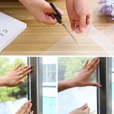ER4 Mreža proti komarjem za okno, trpežna in zanesljiva, za zaščito pred komarji in drugimi žuželkami, 150 x 130 + velcro