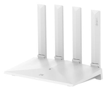 ZTE T3000 Wi-Fi 6 usmerjevalnik AX3000 bele barve