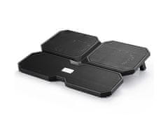 DEEPCOOL Hladilno stojalo za prenosnik do 17.3'' Multi Core X6, 4x tih ventilator