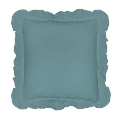 Prevleke za vzglavnike 40x40 z volančki, modre, komplet 2 kosov