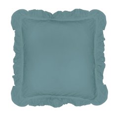 Prevleke za vzglavnike 40x40 z volančki, modre, komplet 2 kosov