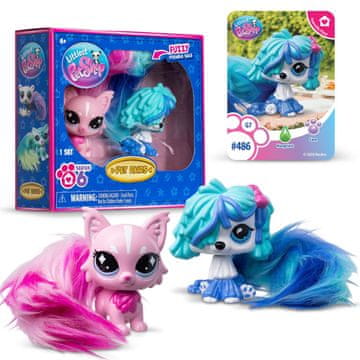 sarcia.eu Littlest Pet Shop Set figuric, živali #485 #486, Pet Pairs, Twisted Tails, gibljivi repki, zbirateljski 4+