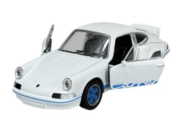 shumee WELLY 1973 PORSCHE 911 CARRERA RS 2.7 BELO-MODRA 1:34 43653