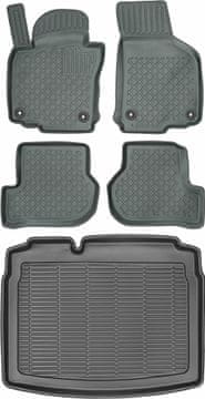 shumee Volkswagen Golf V Hatchback od letnikov 2003-2008 komplet - avtotesnine + zaščitna preproga za prtljažnik