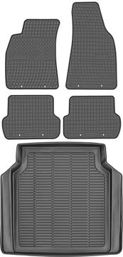 shumee Seat Exeo Kombi od letnikov 2008-2013 komplet - gumijaste avtotesnine + zaščitna preproga za prtljažnik