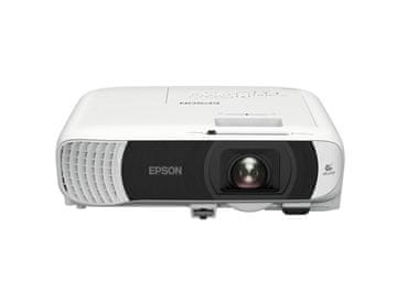 shumee Projektor Epson EB-FH54 3LCD FHD 1920x1080, 4100 ansi lumnov, USB, Ethernet LAN, bela