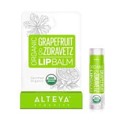 Alteya Organics ORGANICZNY BALSAM DO UST GRAPEFRUIT & ZDRAVETZ