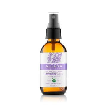 Alteya Organics ORGANICZNA WODA LAWENDOWA - BUTELKA Z BURSZTYNOWEGO SZKŁA 120ml