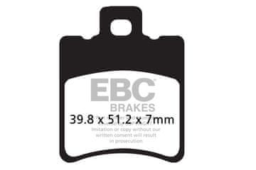 Zavorne ploščice za skuter EBC SFA193HH (komplet za 1 disk)