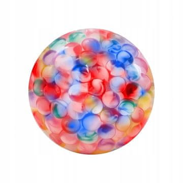 ER4 Svetleča LED žoga, 9,5 cm, s kroglicami, otroška igračka