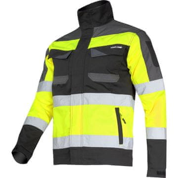 Proline OPOZORILNA JAKNA, ČRNO-RUMENA, "2XL", CE, LAHTI