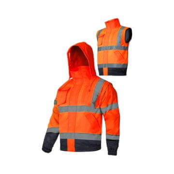 Proline OPOZORILNA IZOLIRANA JAKNA Z ODPOROM ZA ROKVE, POMARKET, "2XL", CE, LAHTI