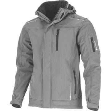 SOFTSHELL JAKNA S KAPUCO, IZOLIRANA, SIVA, "S", CE, LAHTI