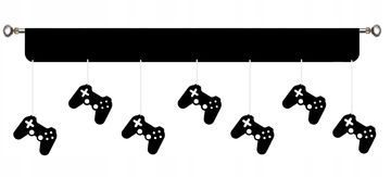 Moderne zavesne blazinice GAME GAMER za mlade igralce GRA 200