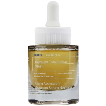 Korres Nočni serum za popolno regeneracijo črnega bora 30 ml